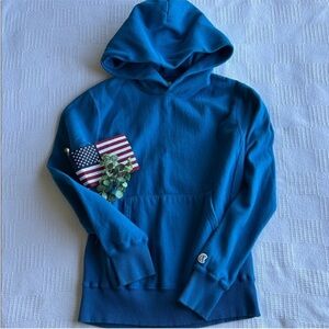 Champion + Todd Snyder Women’s Turquoise Hoodie size small